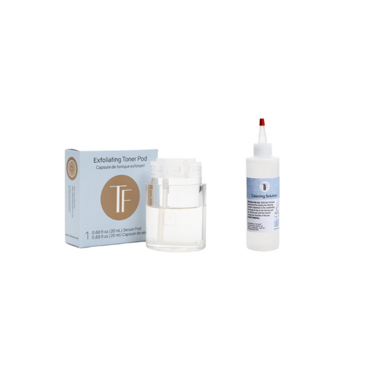 Exfoliating Toner Pod & Cleansing Solution